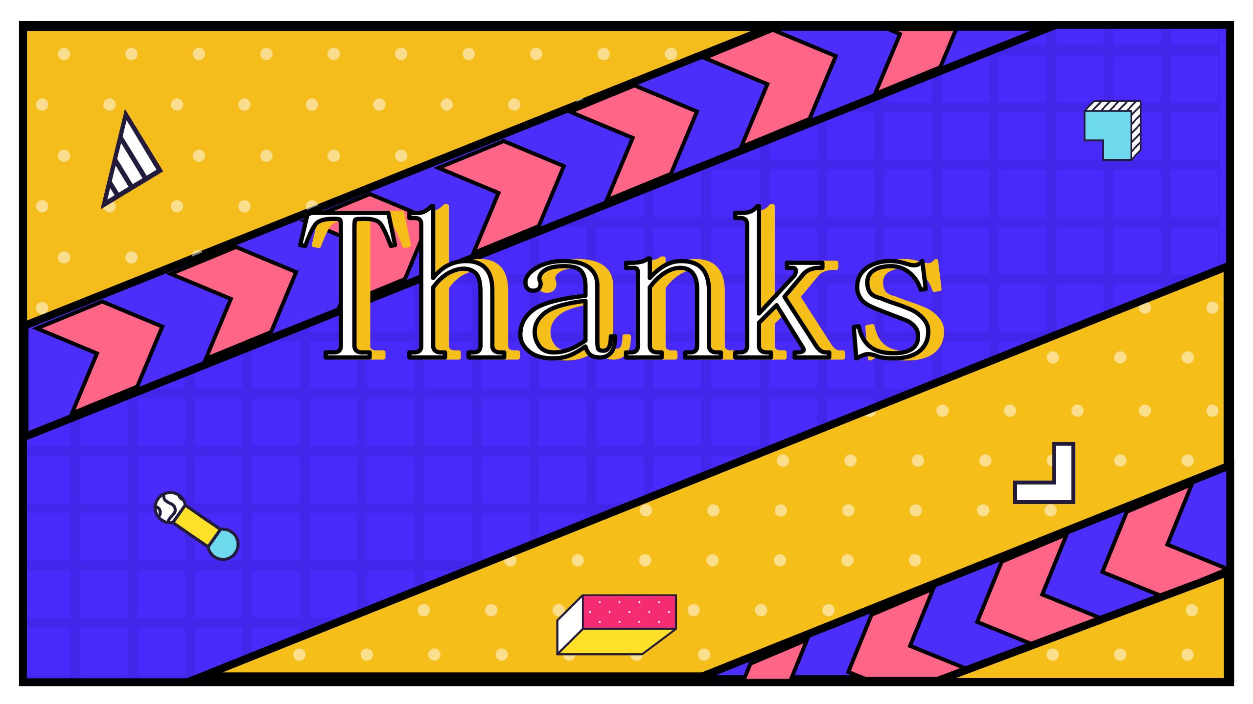 孟菲斯风格活力风格演示ppt模板