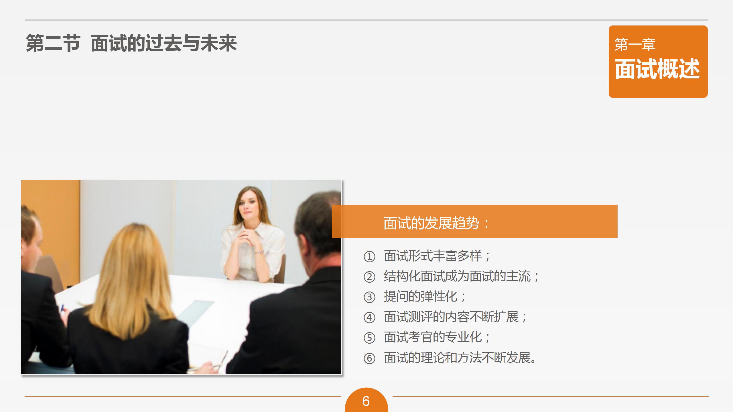 面试官的技能培训ppt模板