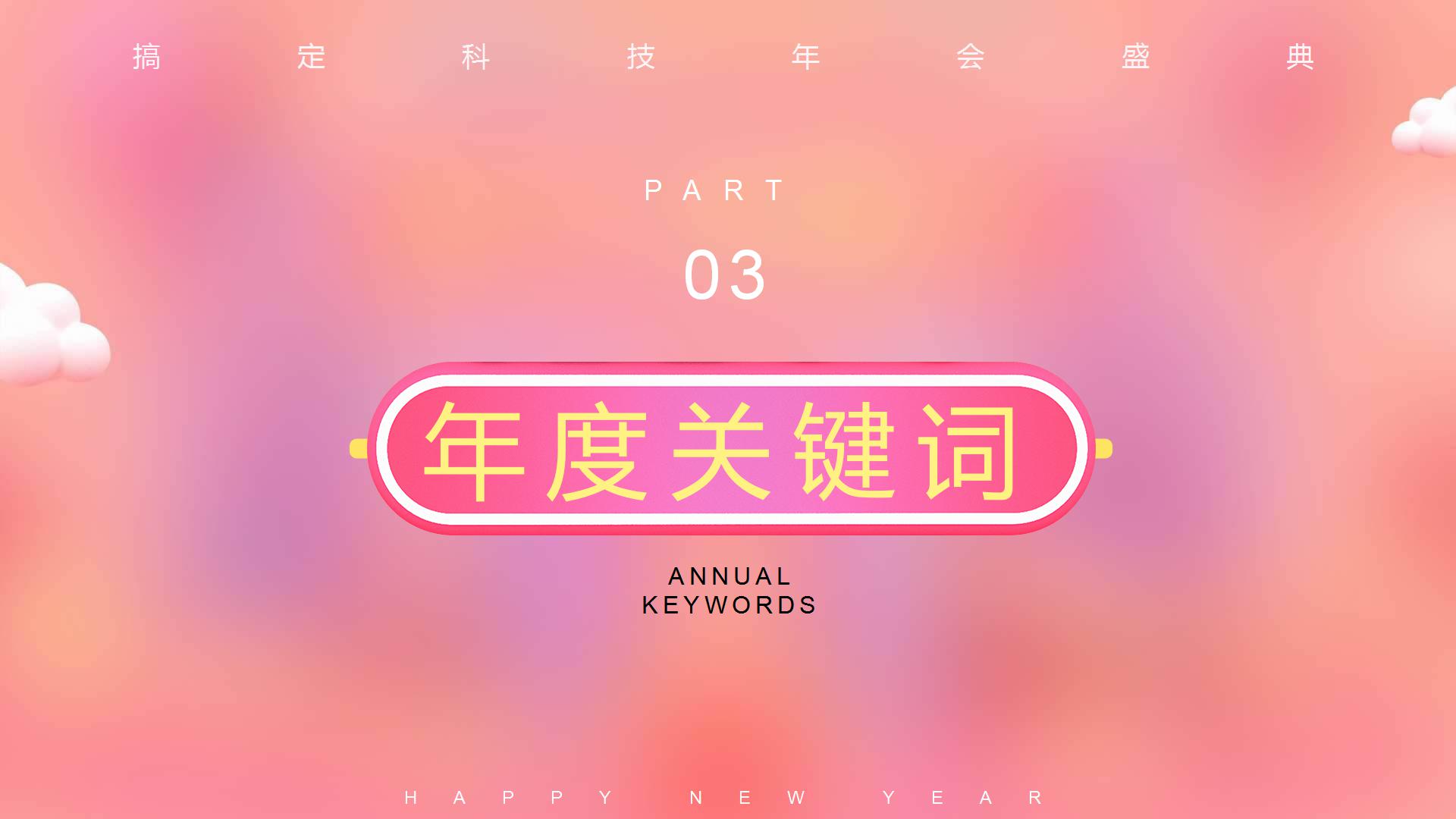 公司年会嗨翻天的ppt模板