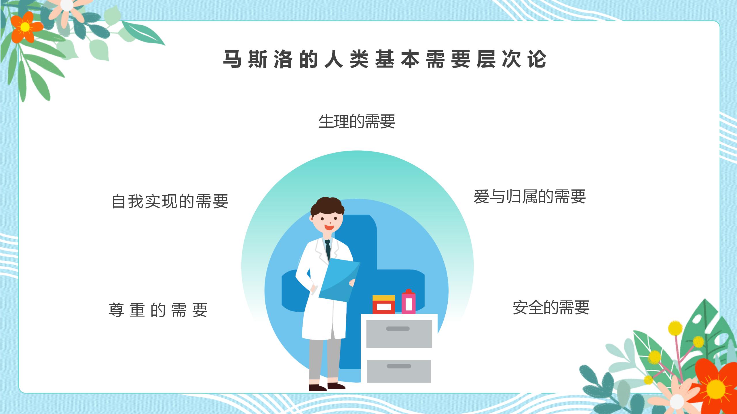 医学生优质护理求职ppt模板 