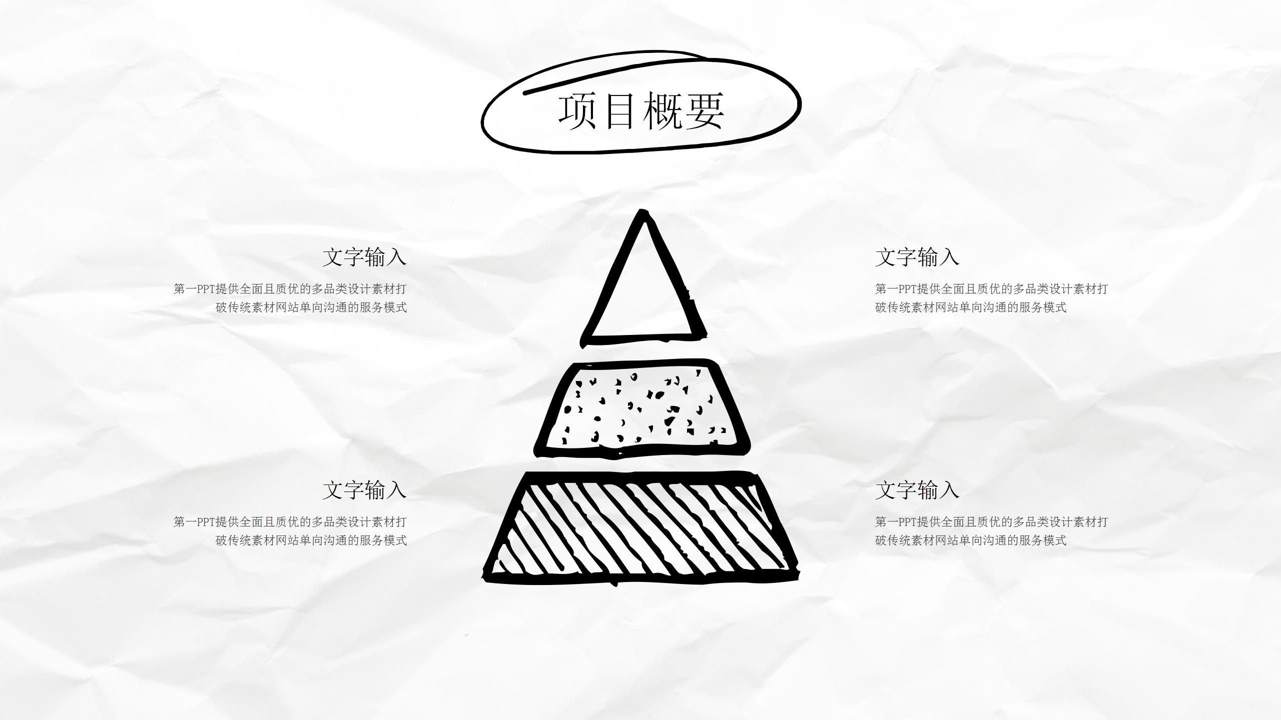 手绘商业计划ppt模板