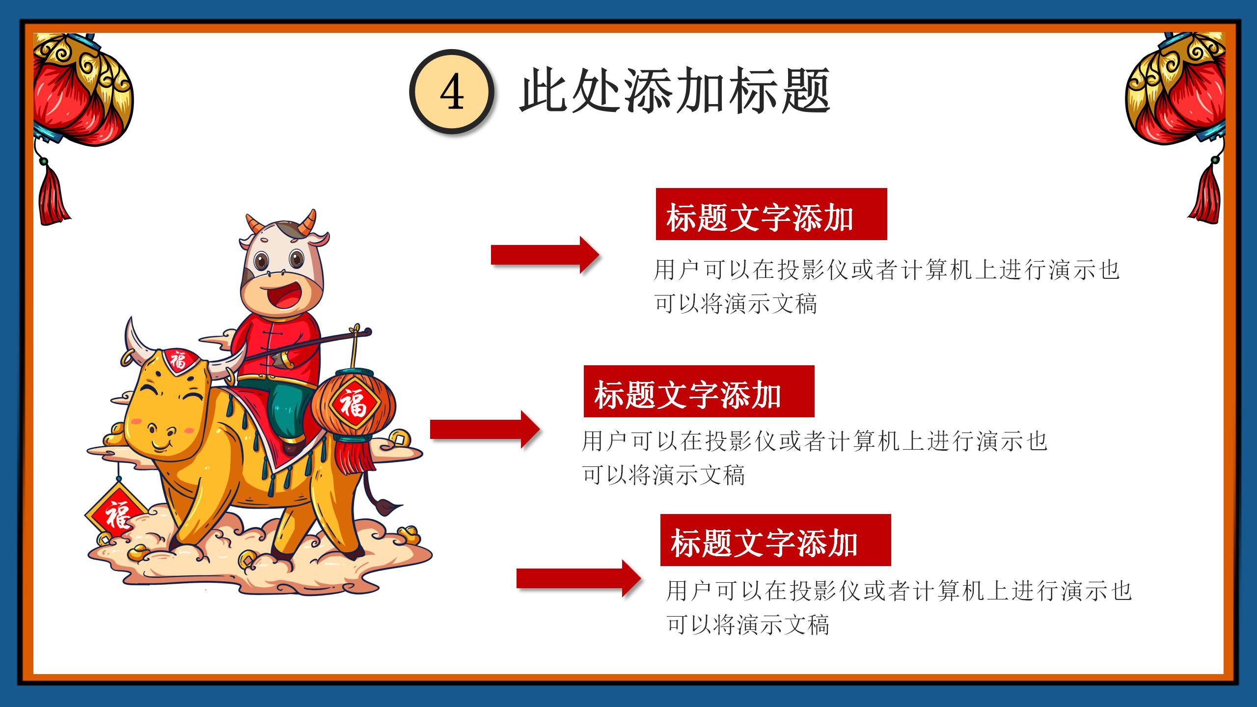 2021牛转钱坤主题企业年会ppt模板