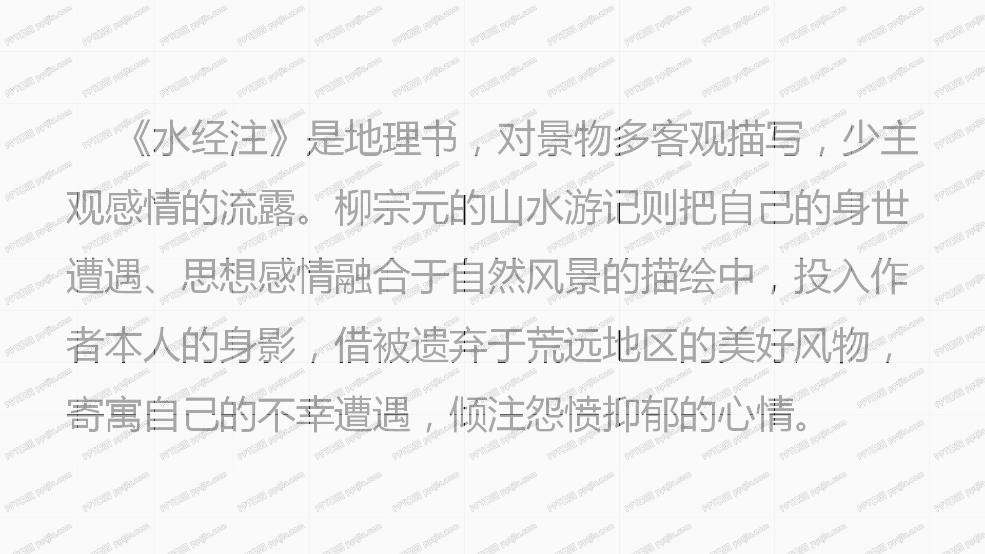 小石潭记的优质授课课件ppt模板