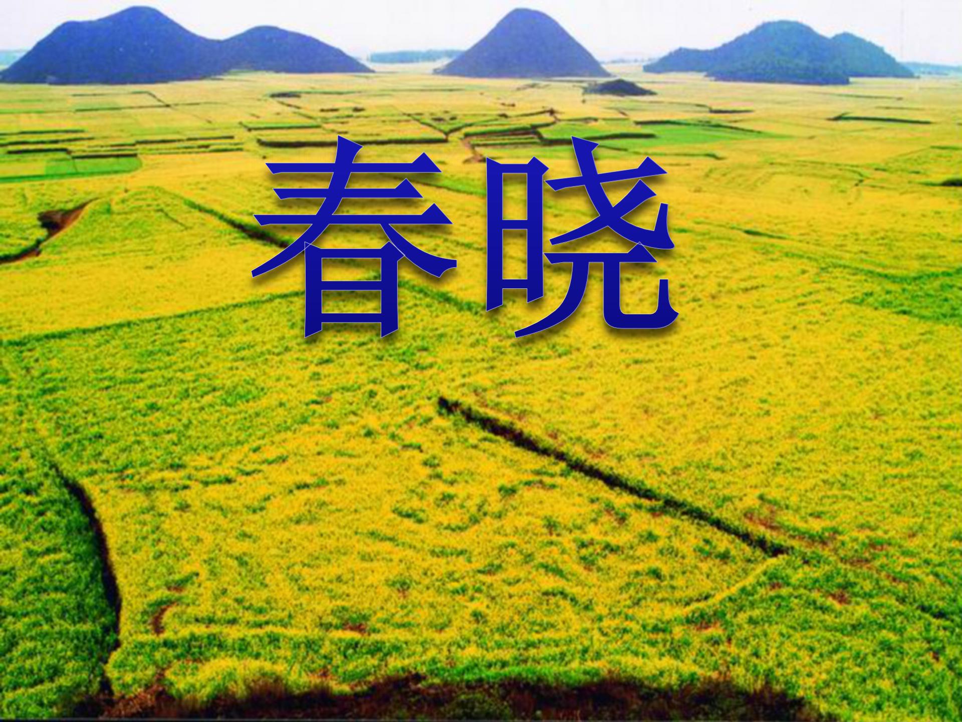 《春晓》PPT课件3ppt课件