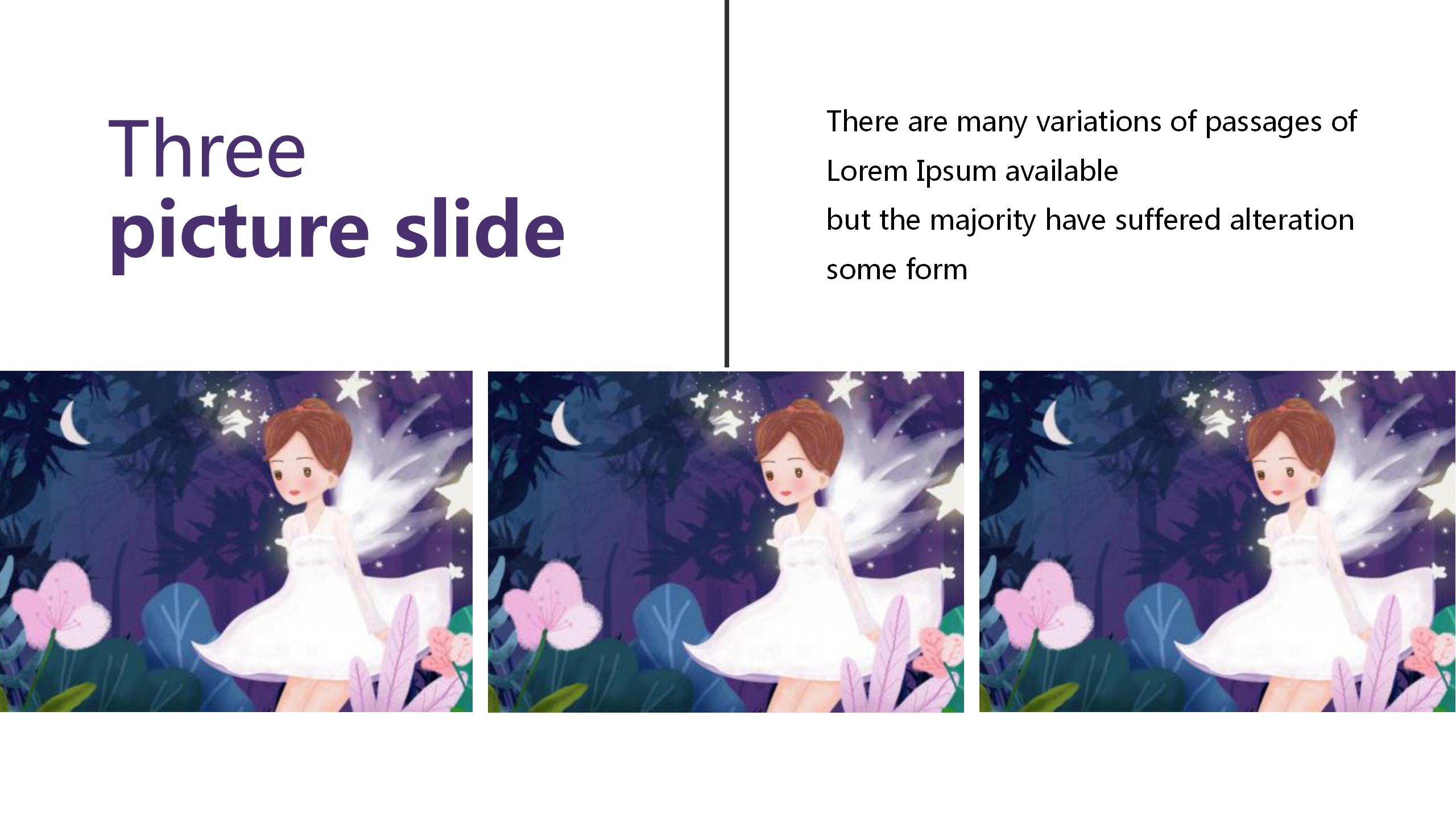 唯美仙子的女生节活动ppt模板