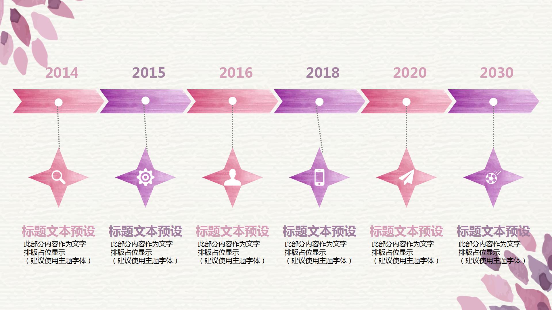 绿色唯美小清新时尚PPT模板