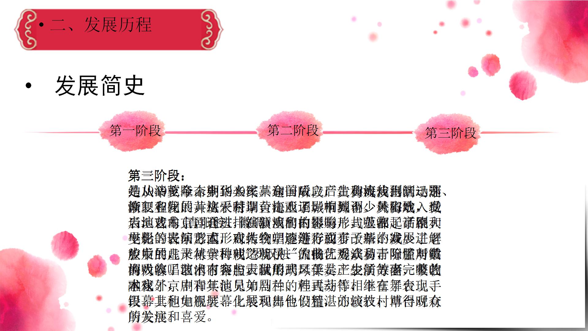 黄梅戏曲中国风ppt模板