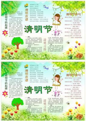 清明节手抄报简单好看