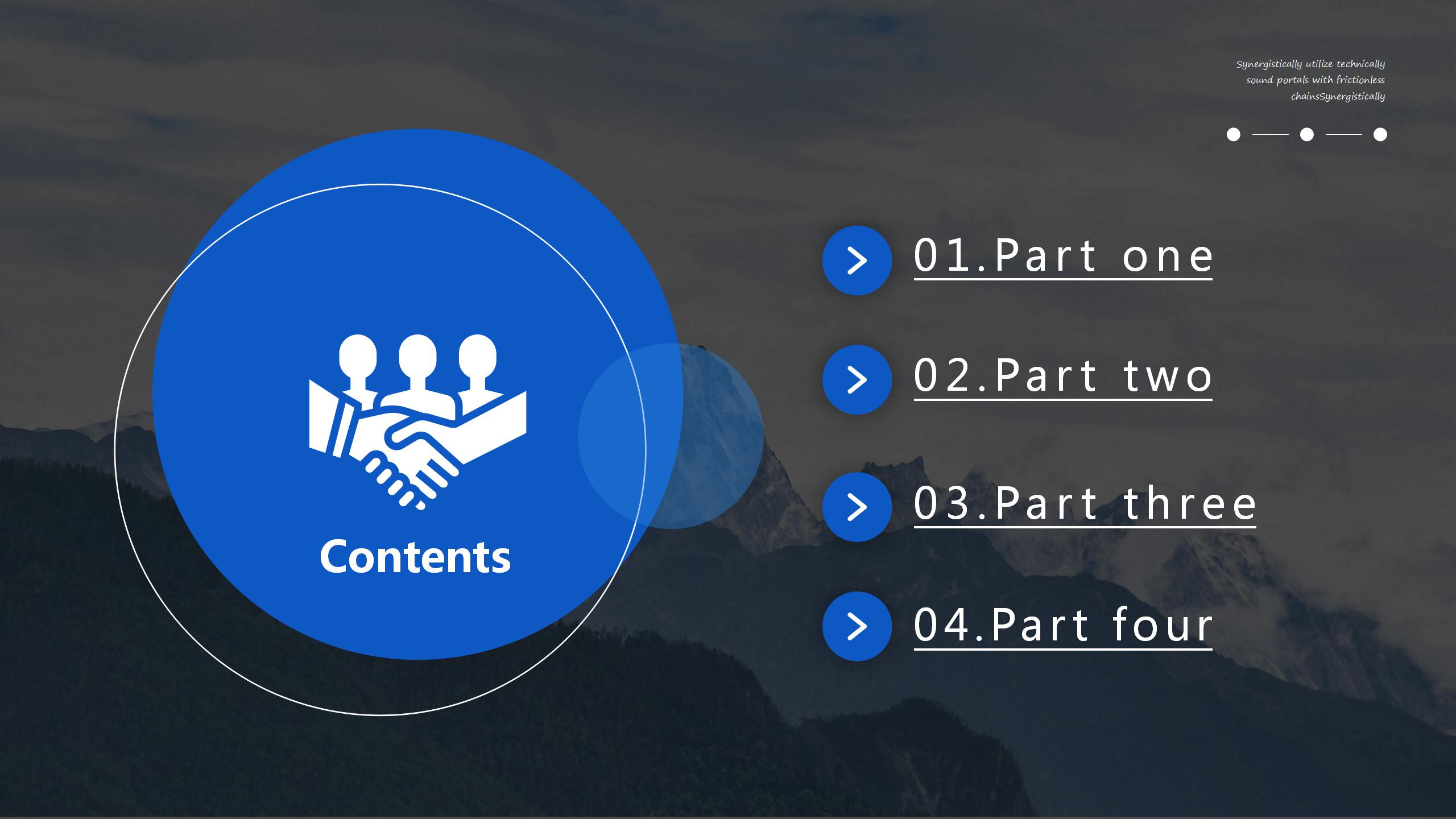 ios商务风工作总结ppt模板