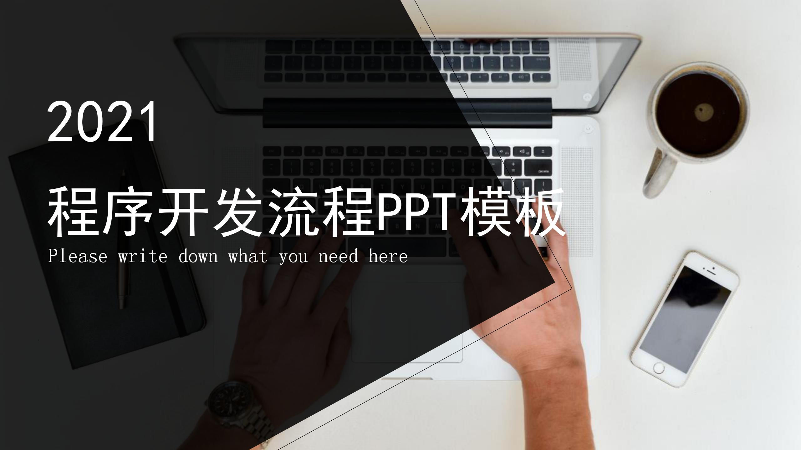 程序开发项目流程ppt模板