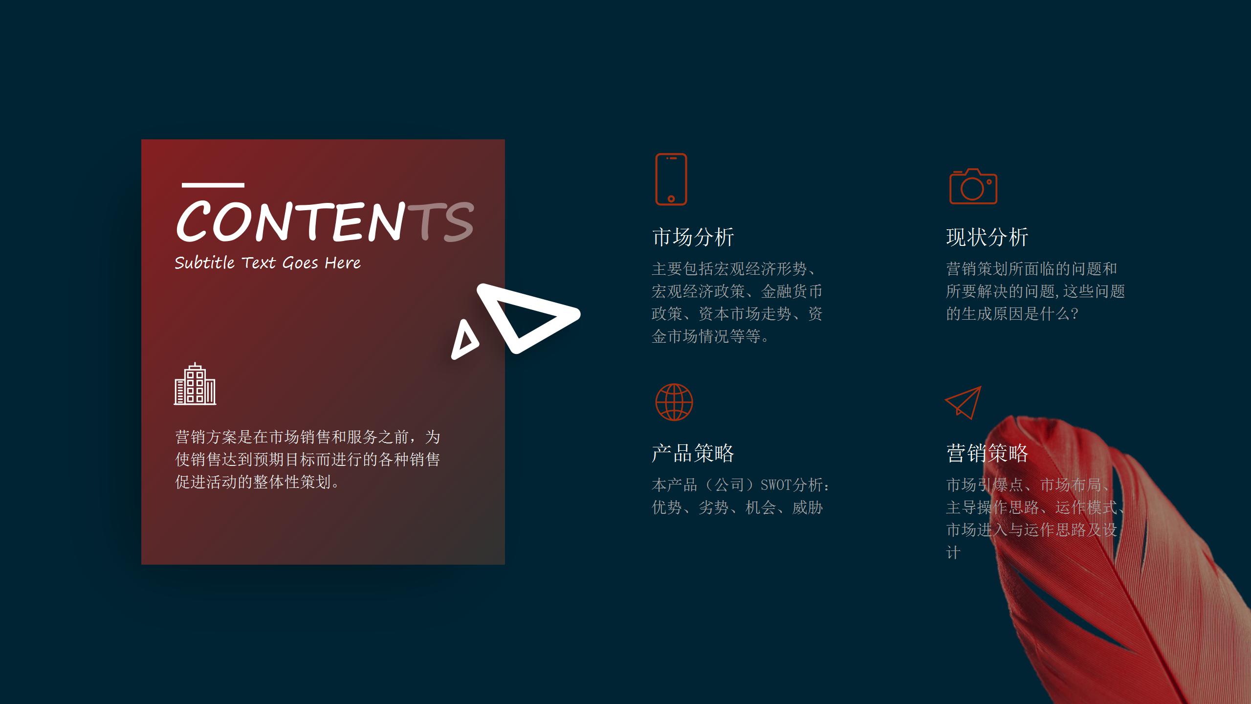精美时尚杂志商务风ppt模板