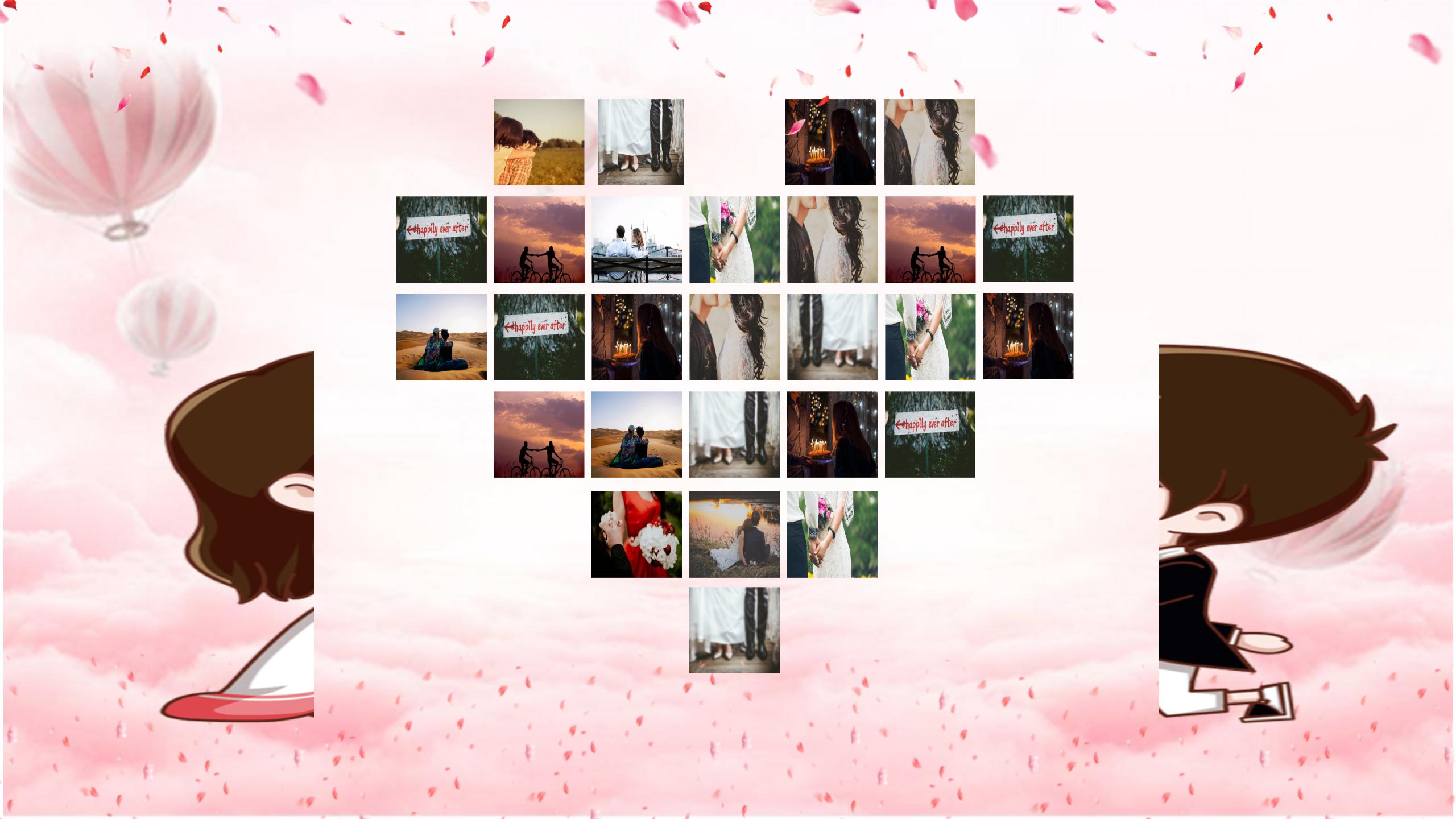 清新雅致浪漫氛围ppt模板