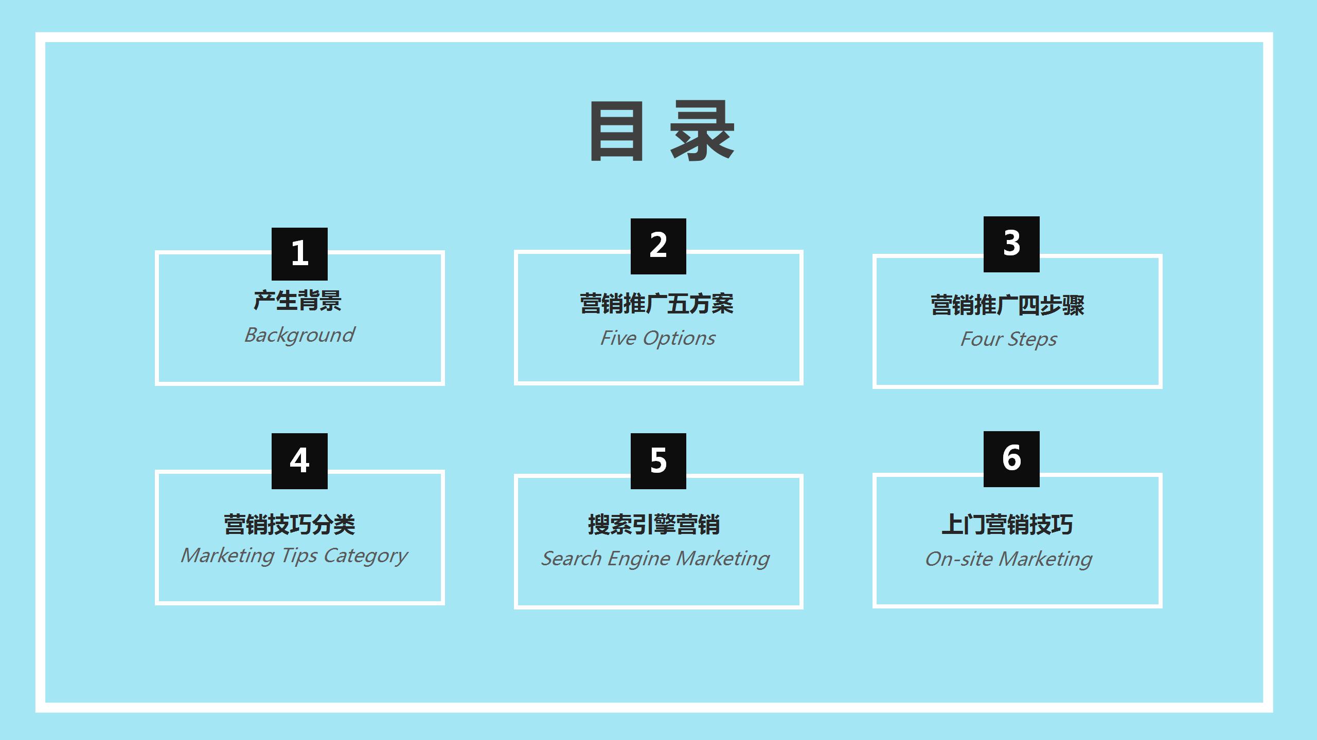 市场营销业务协作ppt模板
