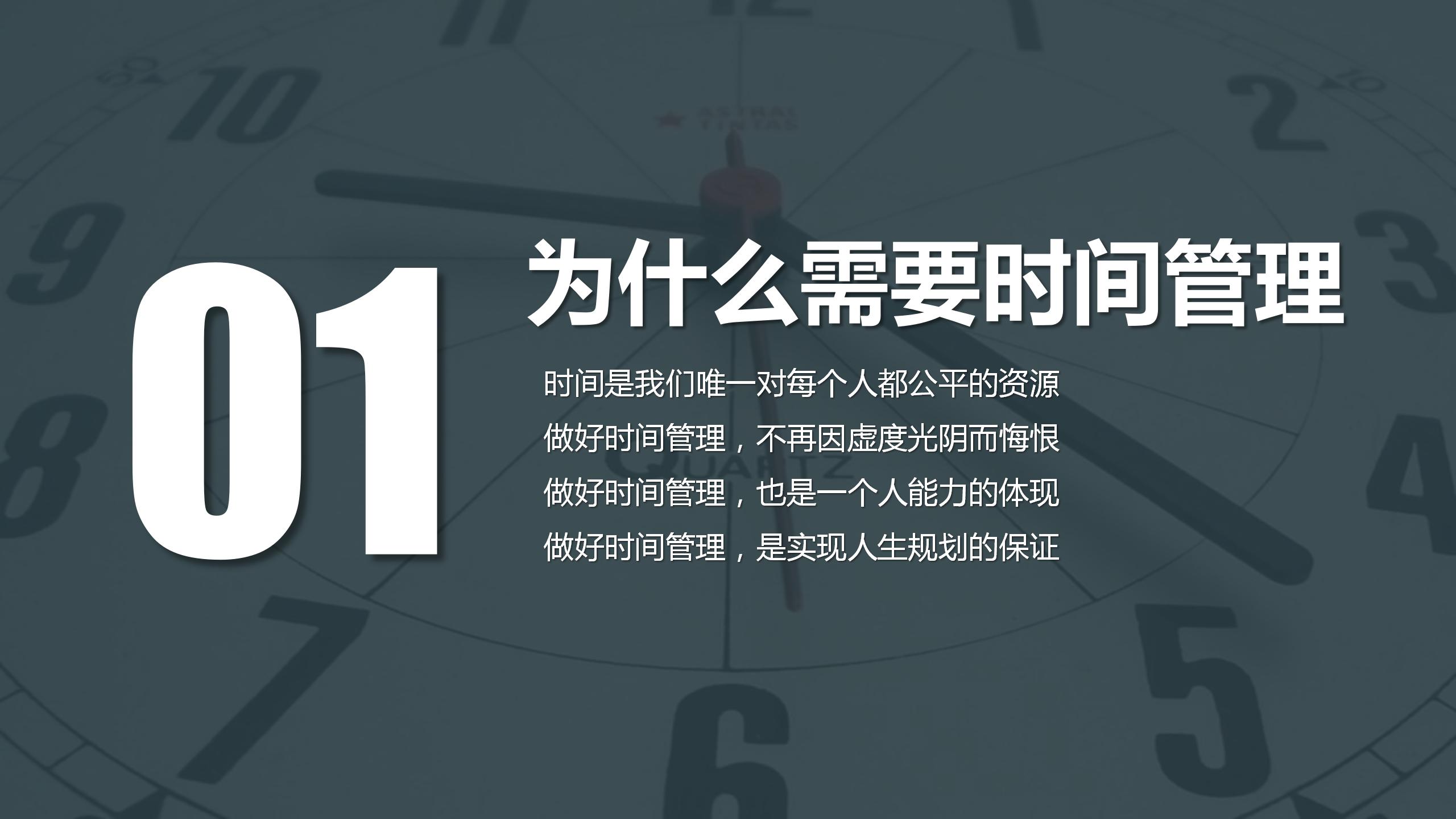 动态商务自我管理ppt制作模板