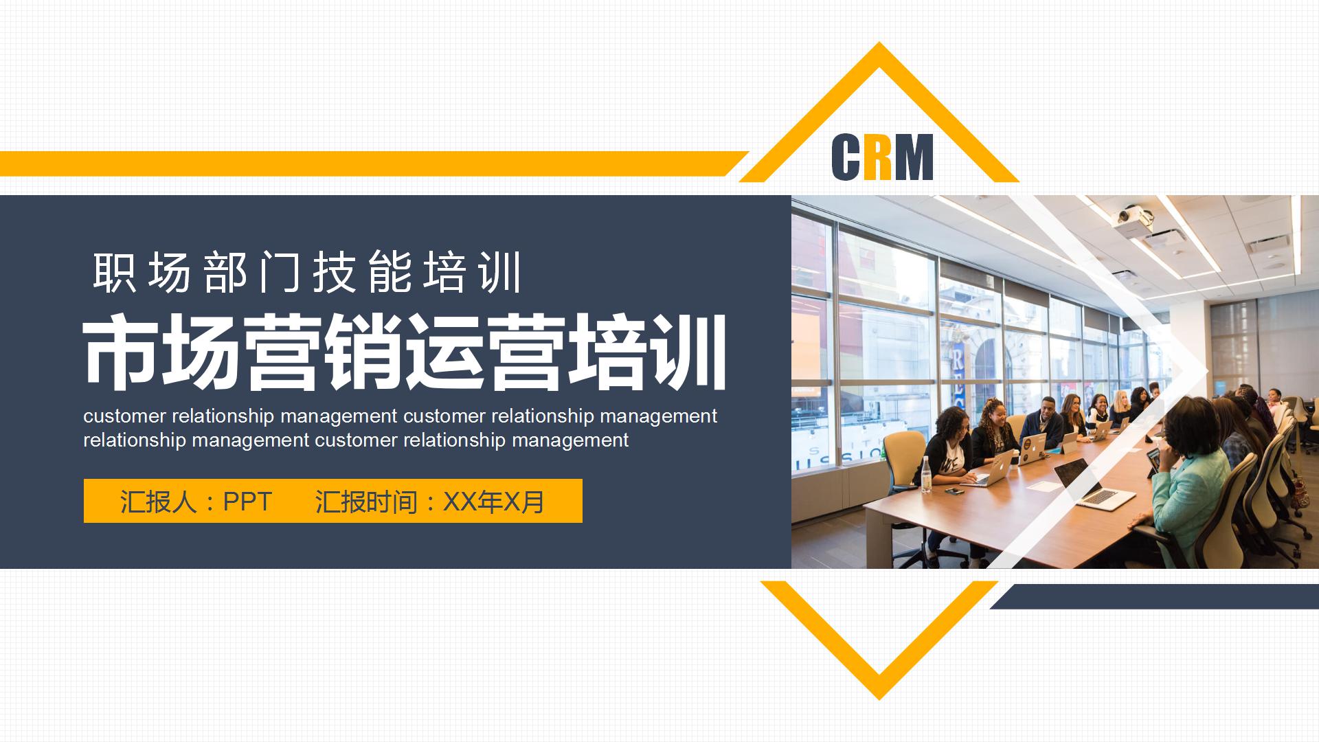 市场营销运营培训ppt模板