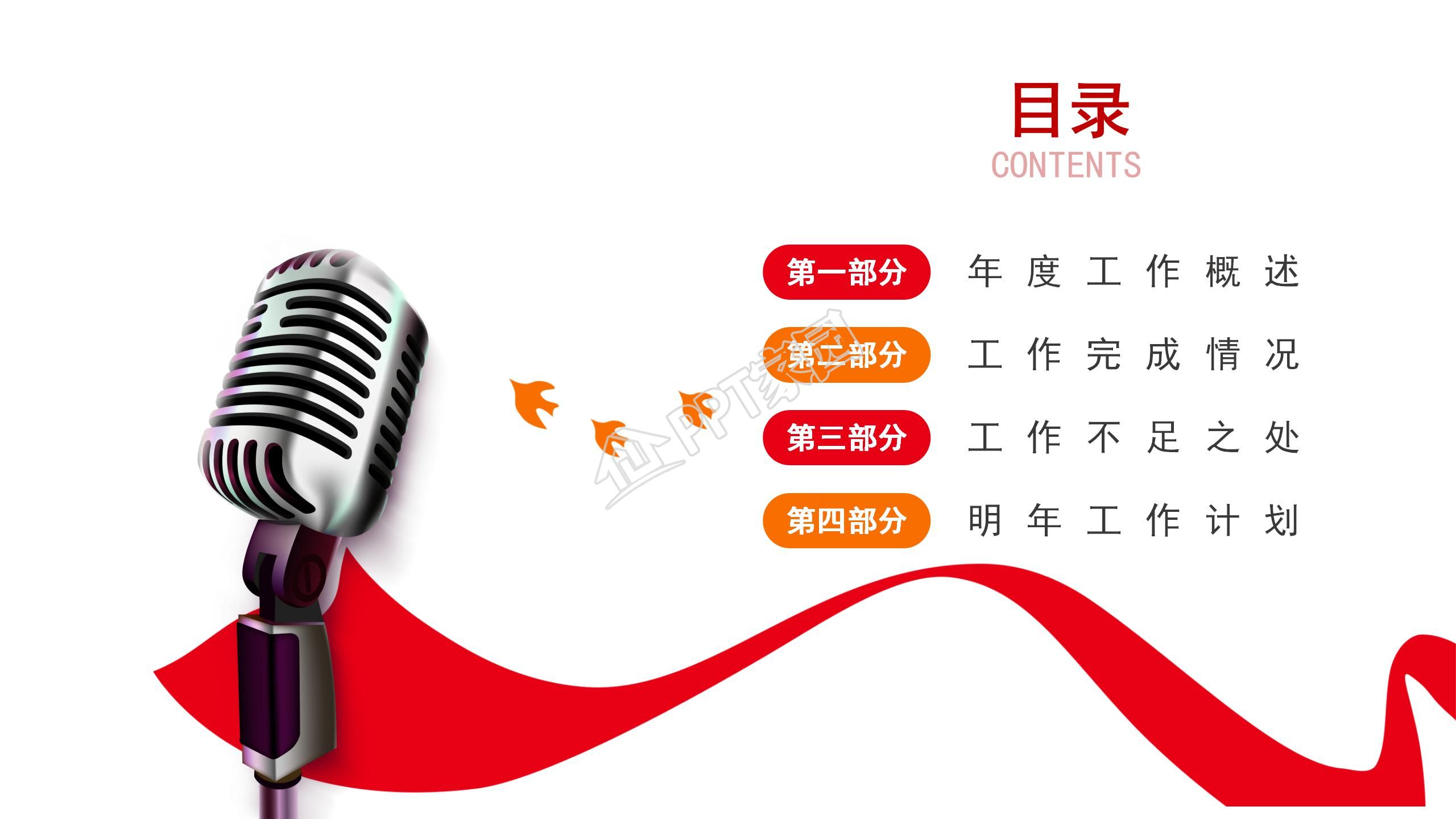 简约欢迎领导ppt模板