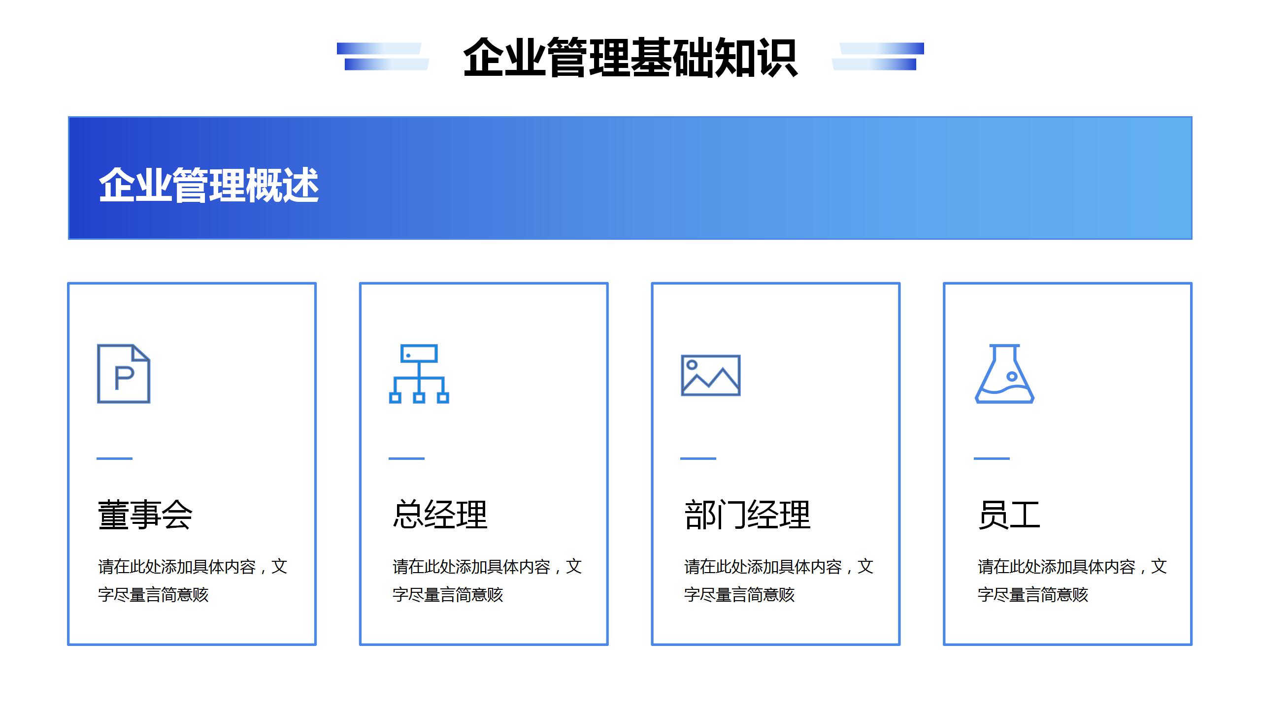 企业员工管理激励方案ppt模板