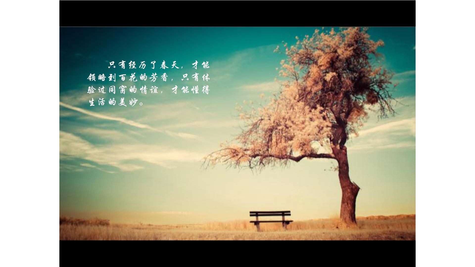 文艺复古旧时光ppt背景图片