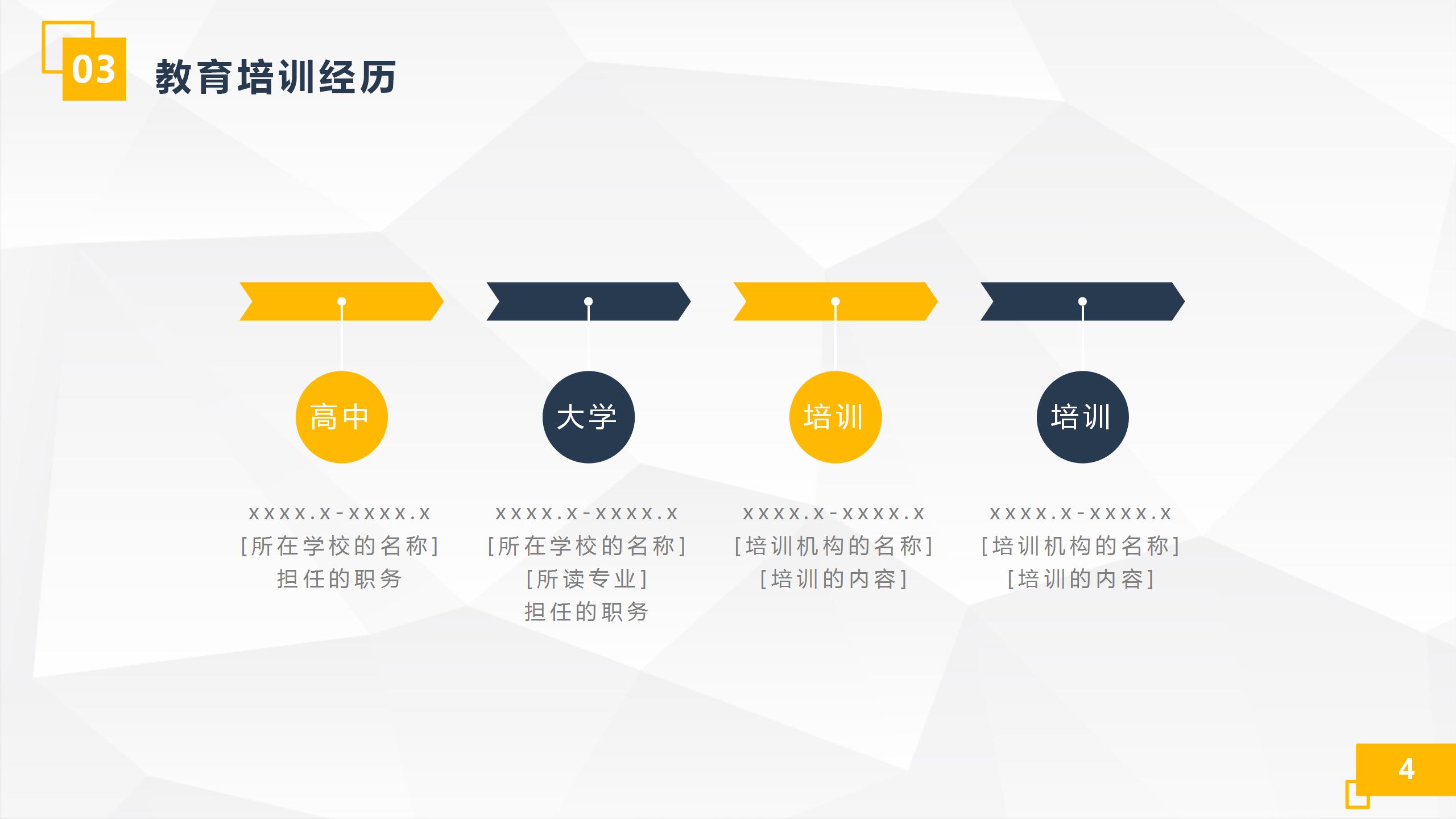 教师自我介绍个人展示ppt模板