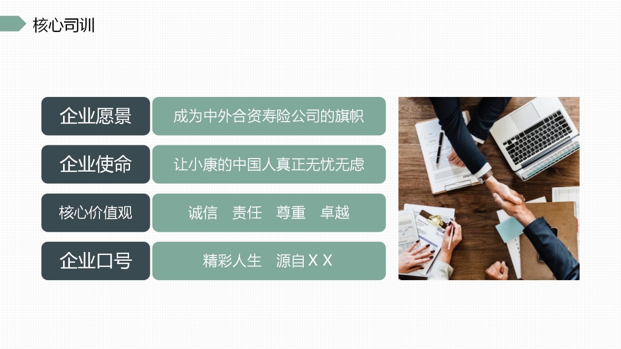 欧美风企业部门小组例会ppt模板