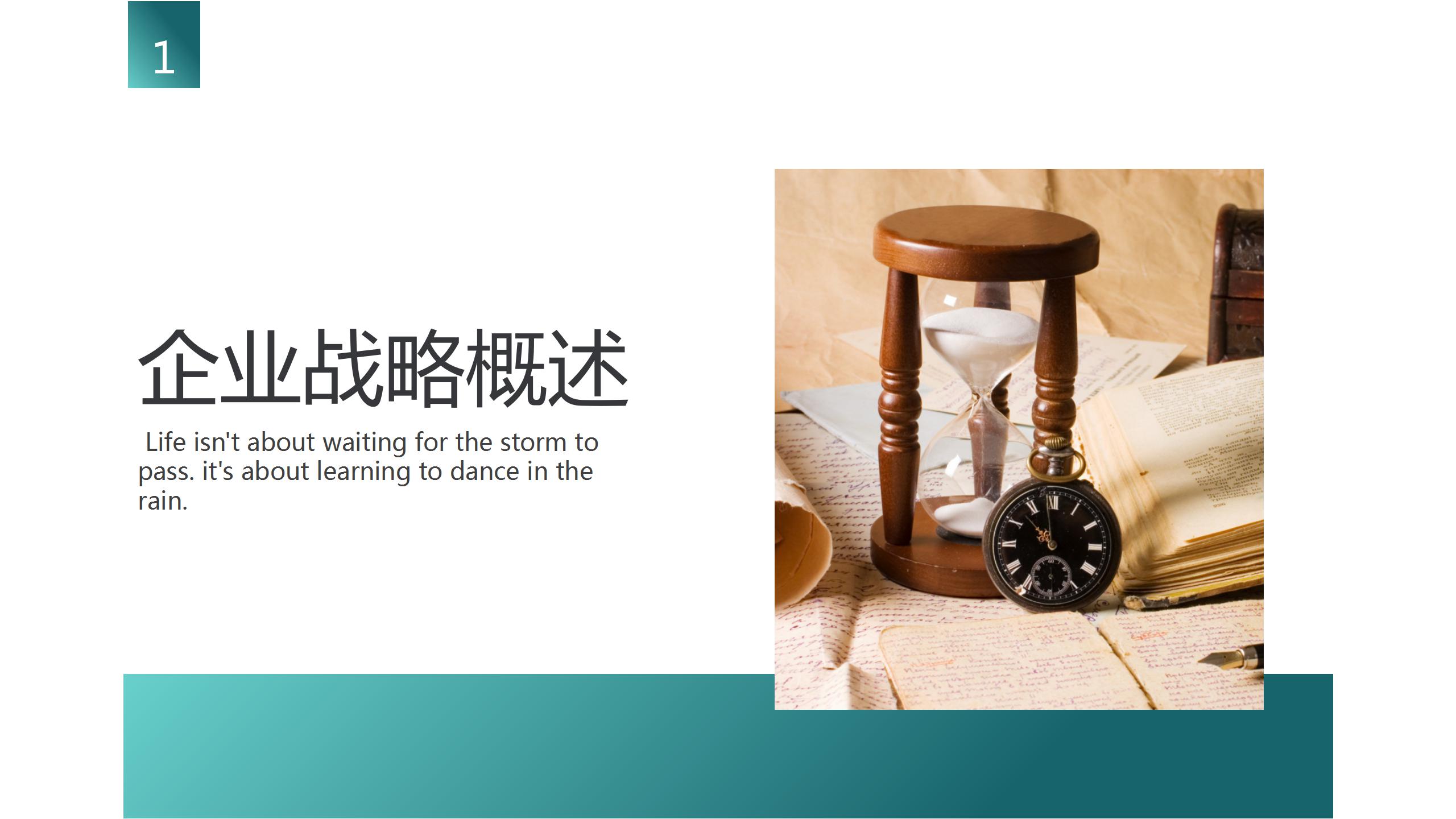 高端经营策略ppt模板