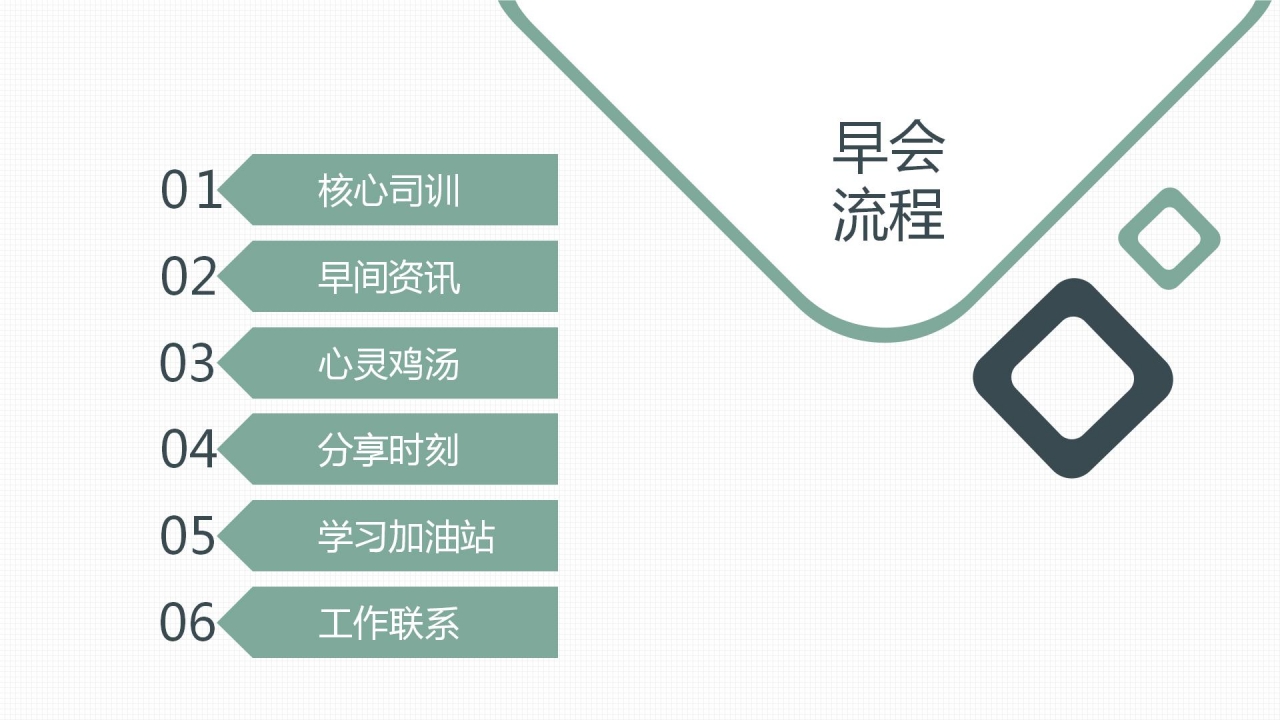 欧美风企业部门小组例会ppt模板