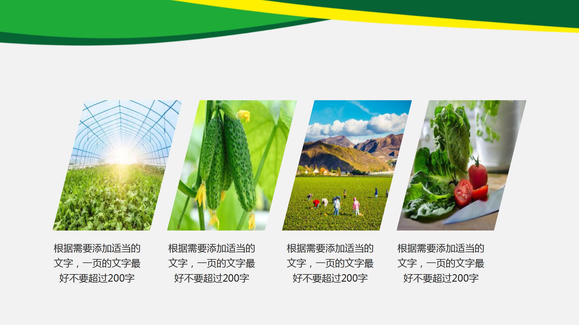 农业种植生产科技ppt模板