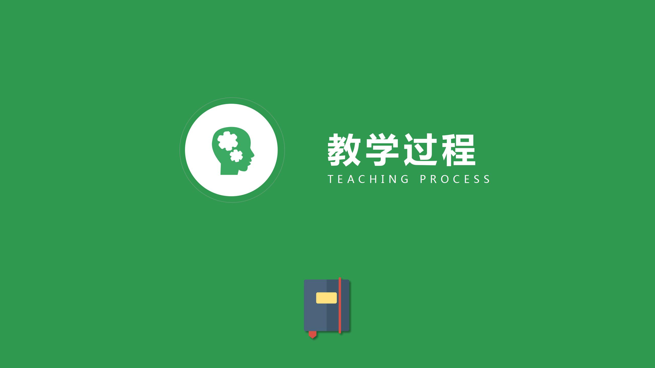 绿色简约教师说课通用ppt模板