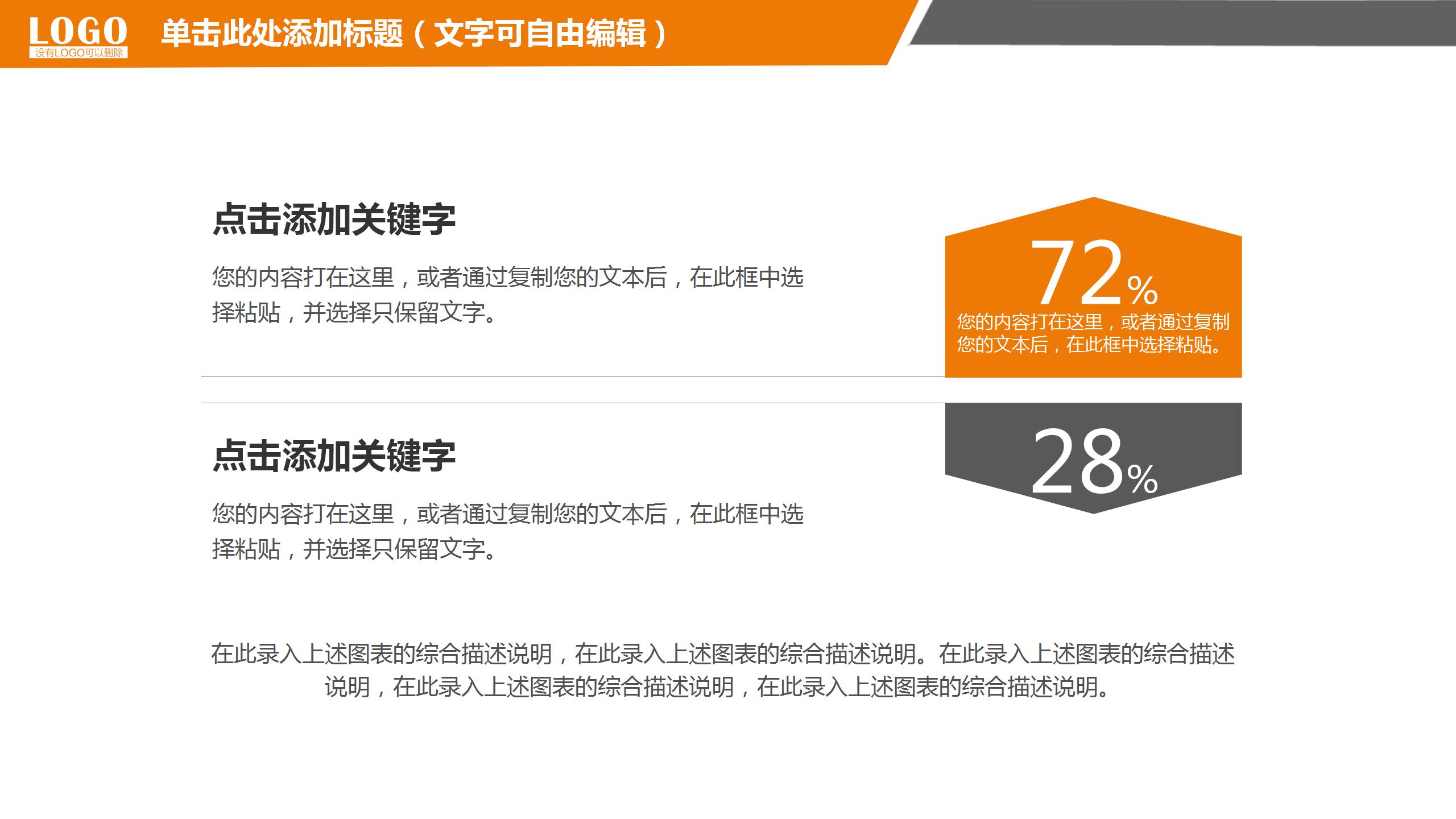 简约商务风金融理财行业项目展示ppt模板