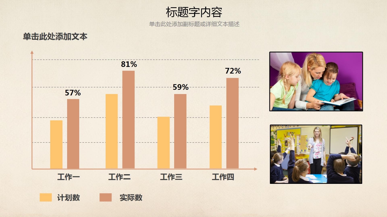 中小学教师教学工作汇报ppt模板