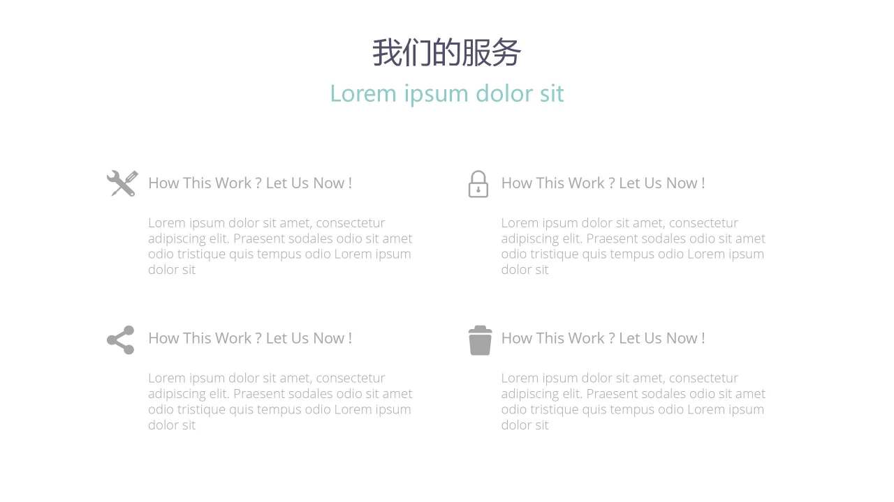 公司介绍与服务介绍商业报告ppt模板