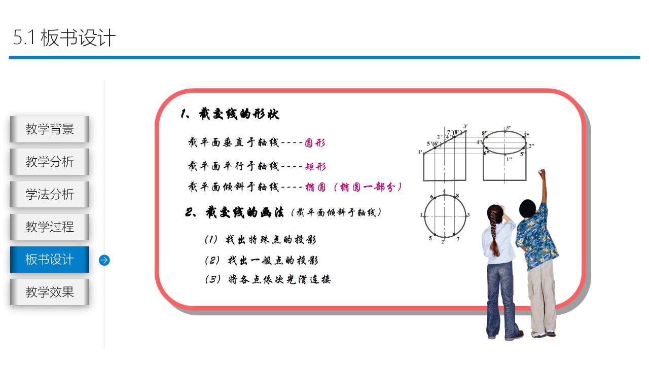 蓝色简约教师说课公开课通用ppt模板