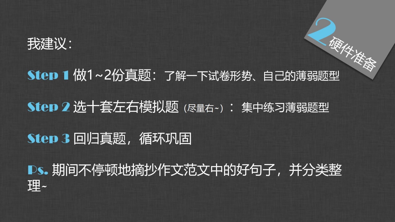 简约英语四六级考试辅导培训ppt模板