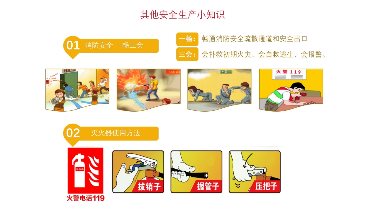 企业安全生产月宣传教育ppt模板