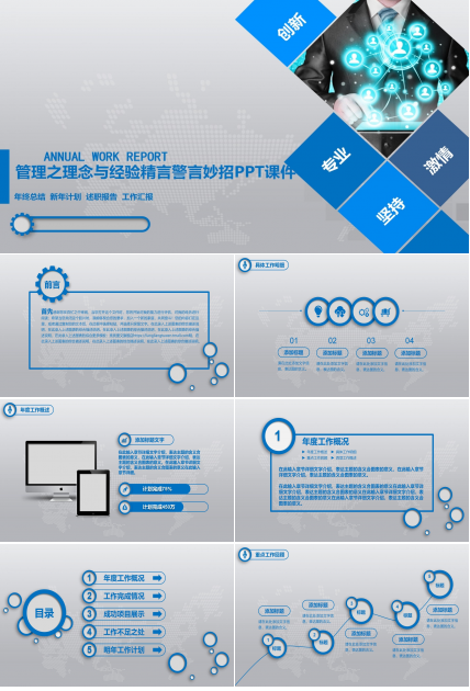 管理之理念与经验精言警言妙招PPT课件