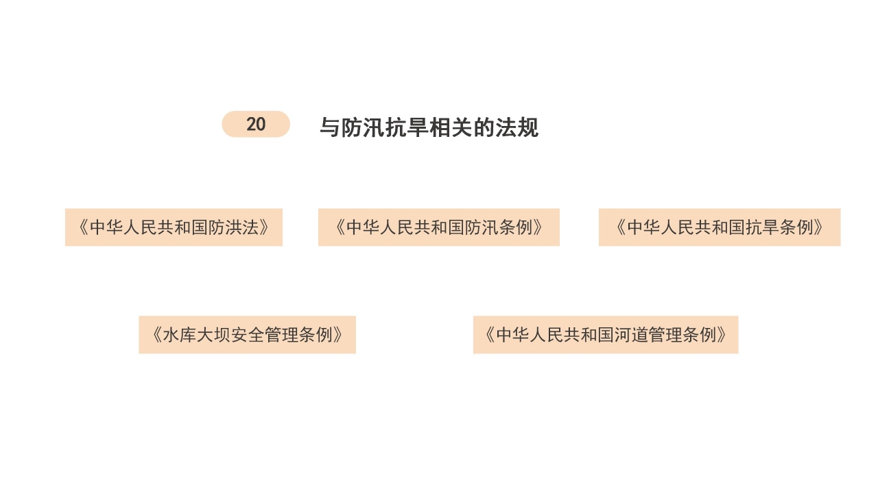 防洪减灾安全知识宣传教育ppt模板