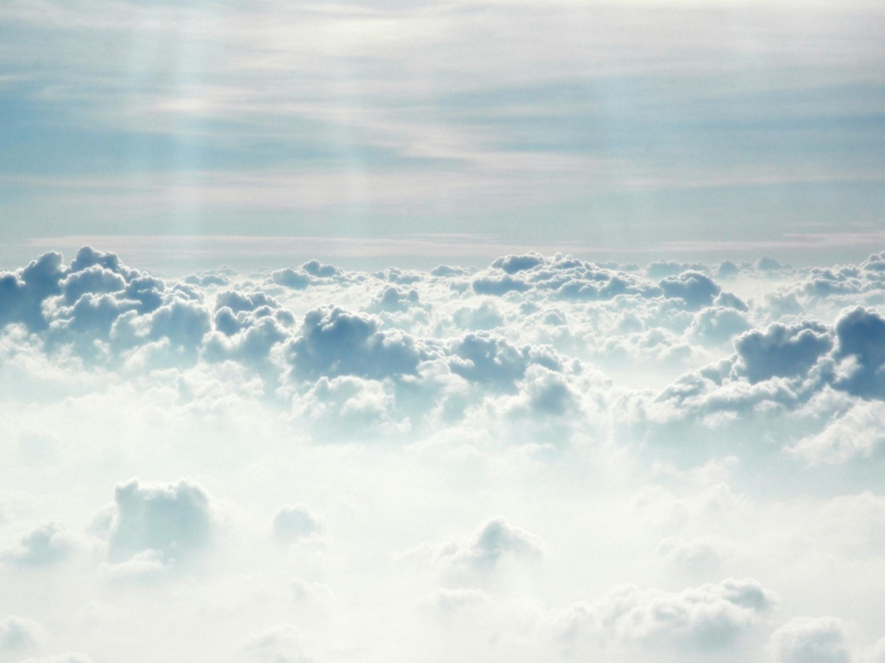 蓝天云海ppt背景图片下载