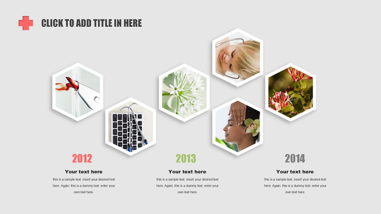 简约简约风医院医疗行业述职报告ppt模板