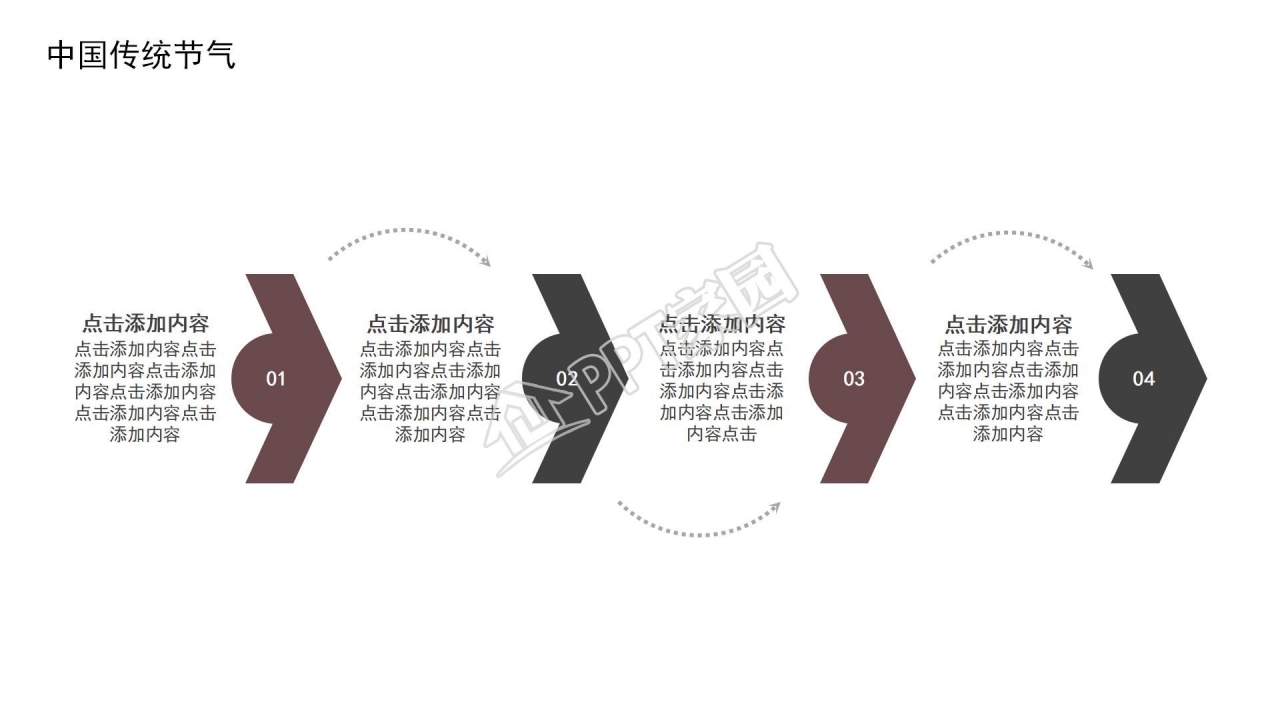 中国传统二十四节气小暑ppt模板