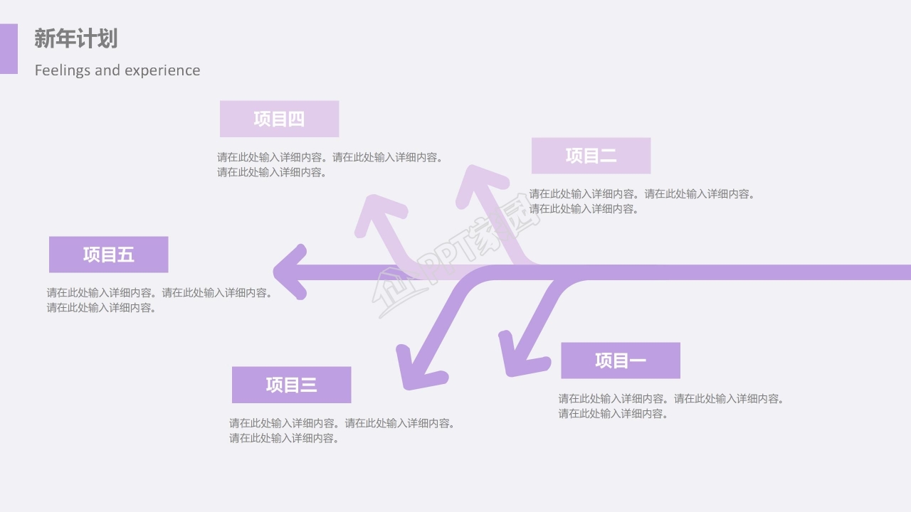 时尚简约风工作汇报通用ppt模板