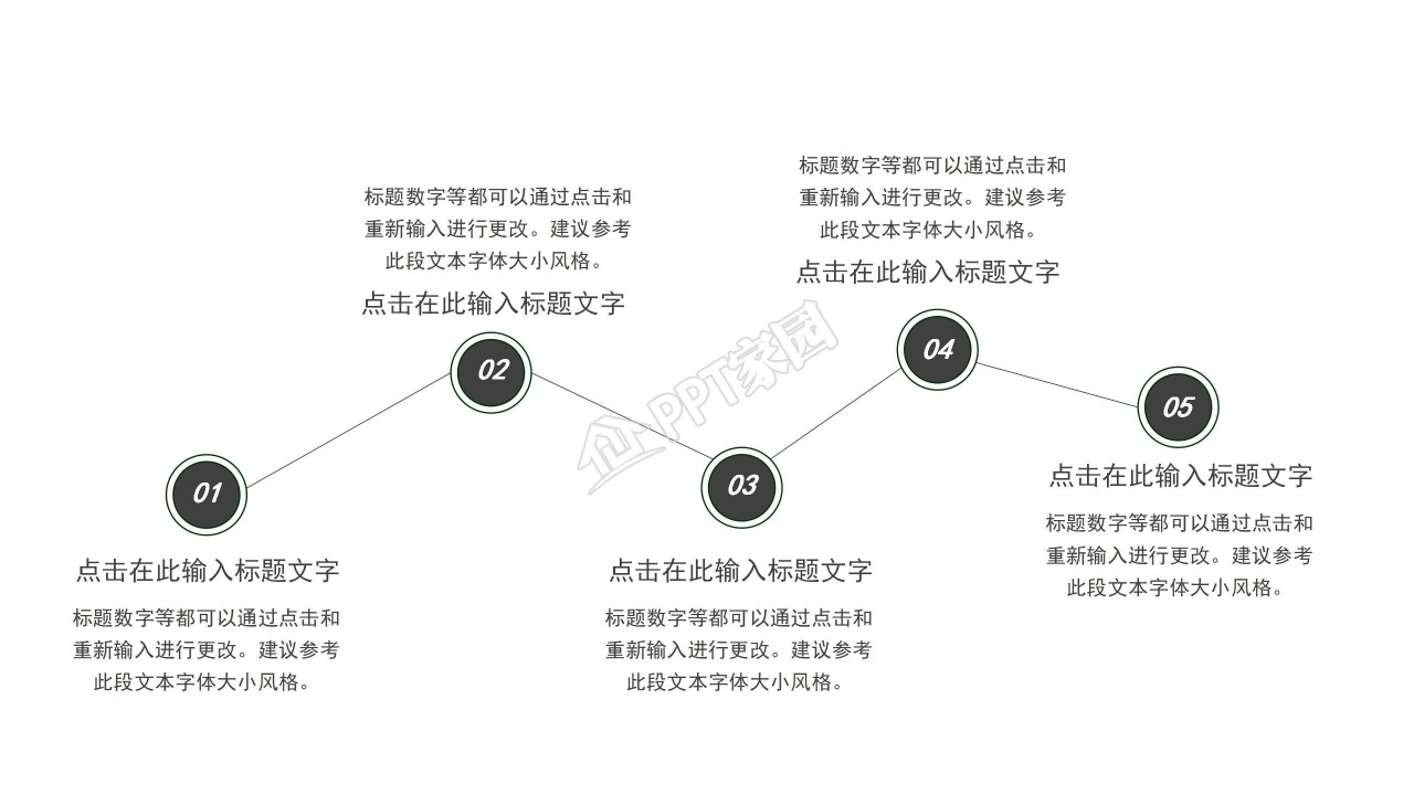 2021植物清新颜色的工作汇报ppt模板