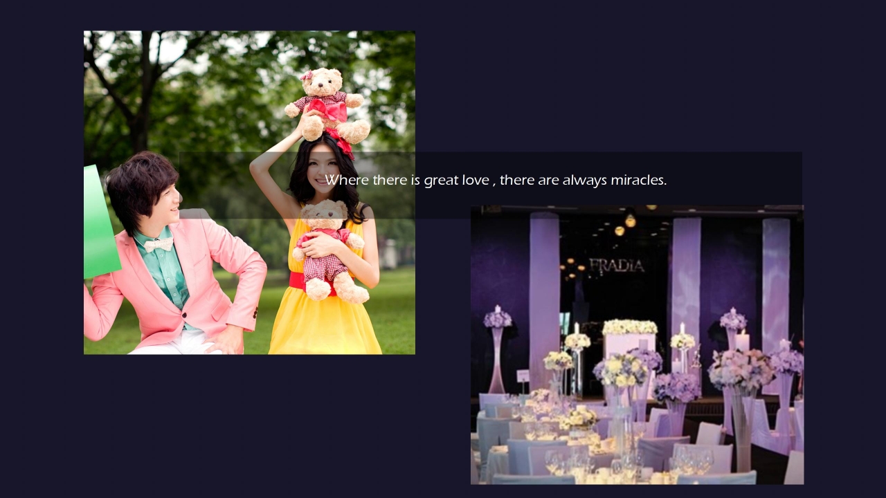 时尚高端婚礼策划ppt模板