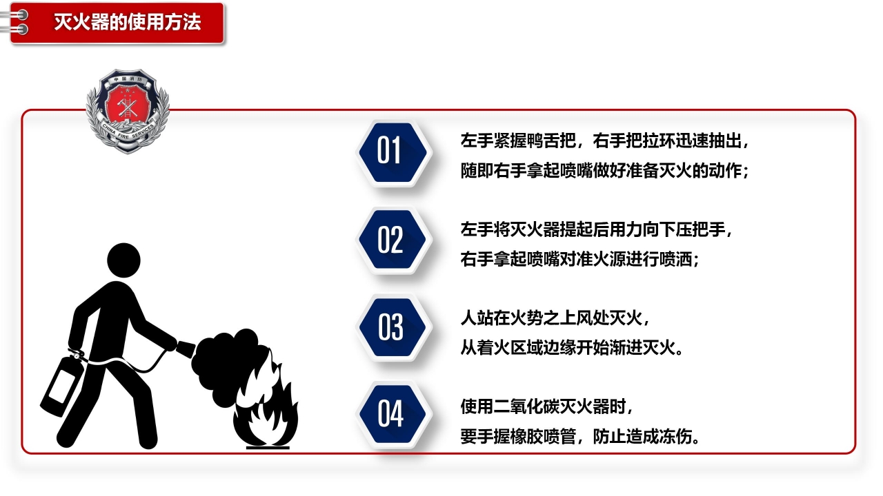 关注消防人人有责主题消防安全宣传ppt模板