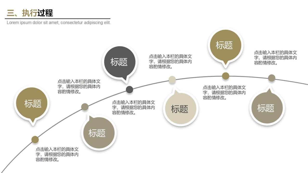 高端商务风企业员工执行力培训ppt模板