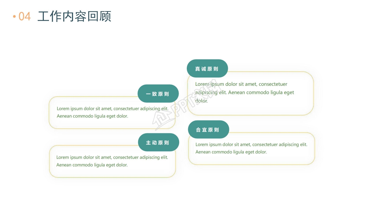 卡通简约风教师教学ppt课件模板