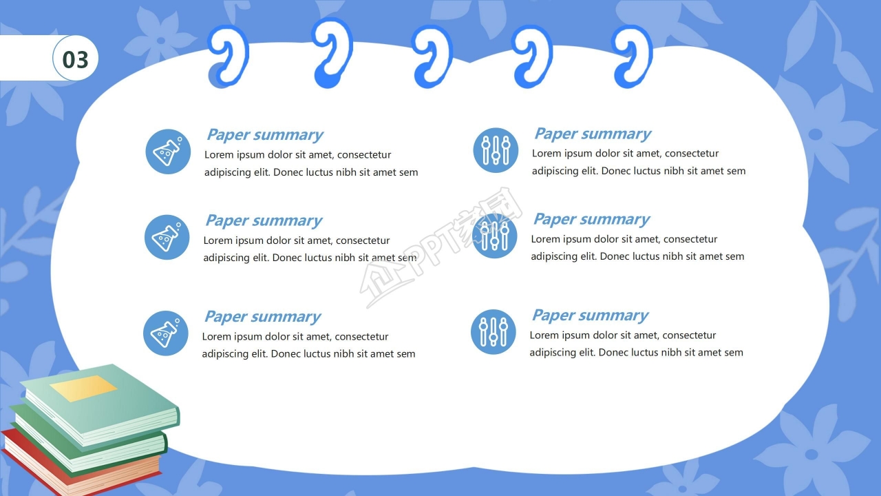 蓝色简约开学第一课主题ppt模板