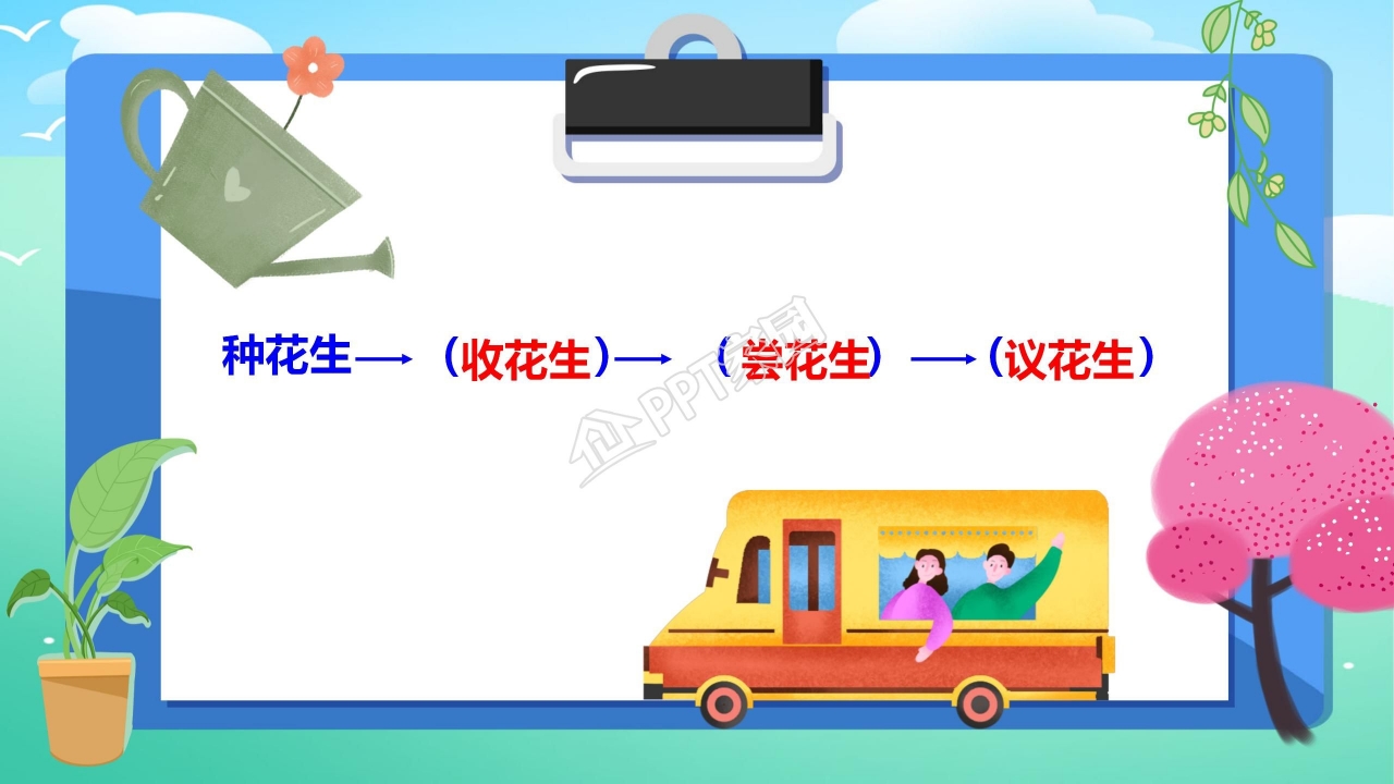 落花生优秀ppt模板