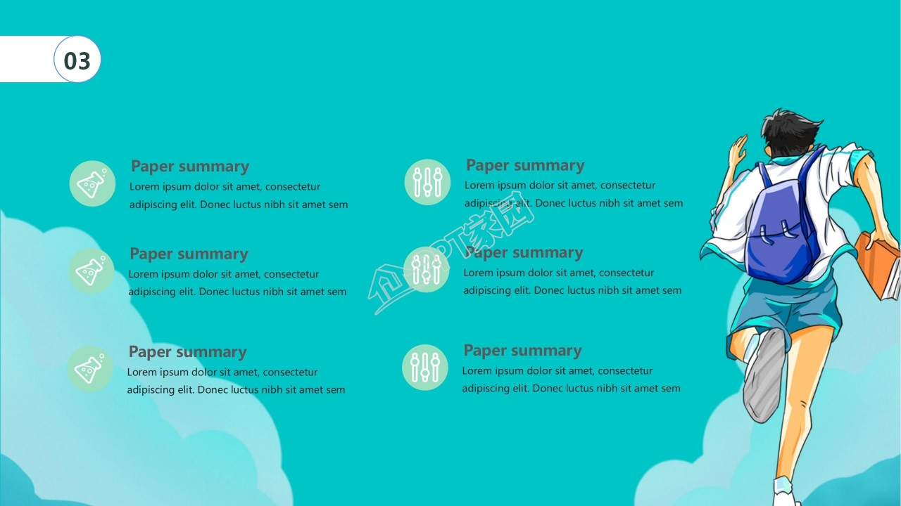 蓝色简洁新学期新征程主题工作计划ppt模板
