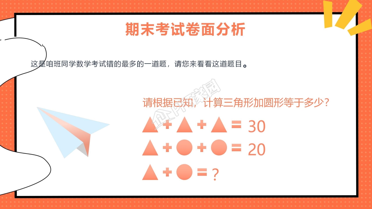 小学生家长会ppt模板