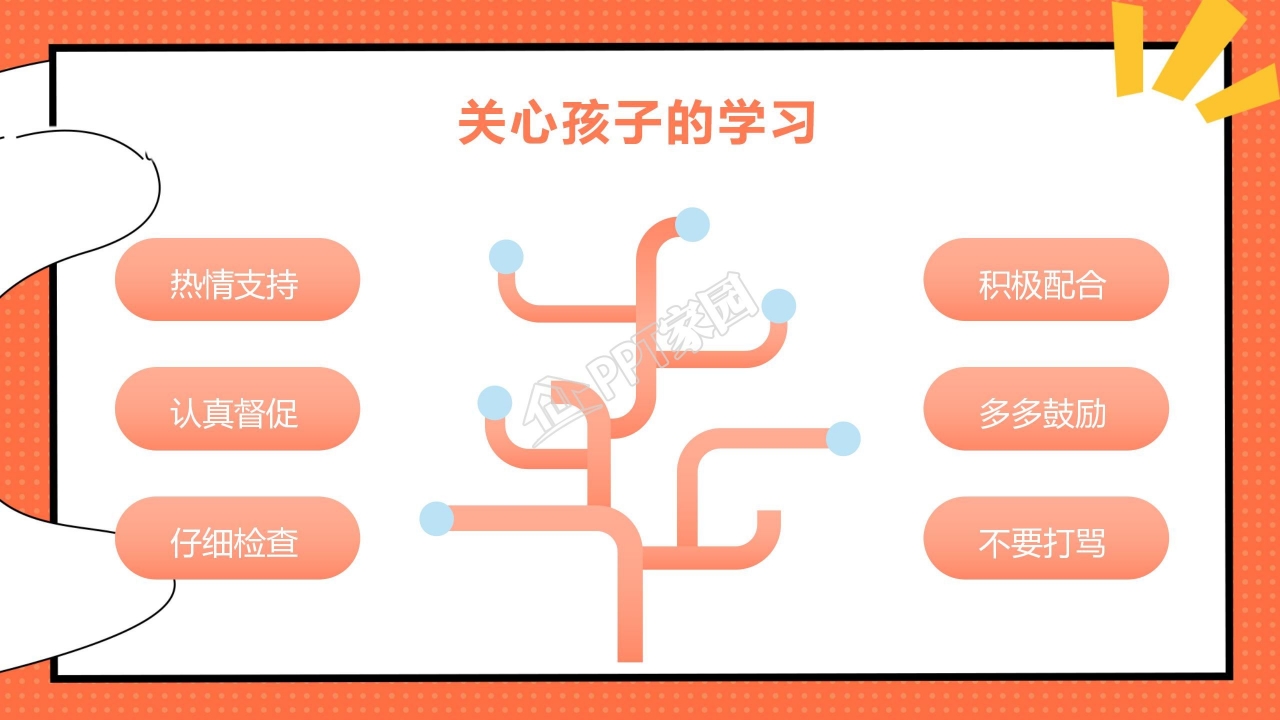 小学生家长会ppt模板